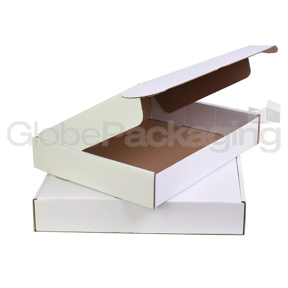 50 x MAX SIZE ROYAL MAIL SMALL PARCEL White Cardboard Postal Boxes 419x338x72mm